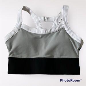 New FABLETICS Robyn High Support Sports Bra in gray/black size XS